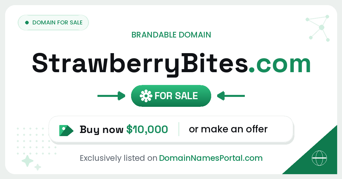 StrawberryBites.com share card