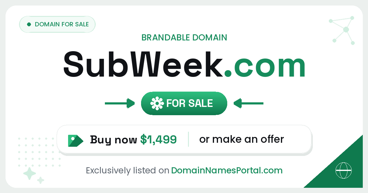 SubWeek.com share card