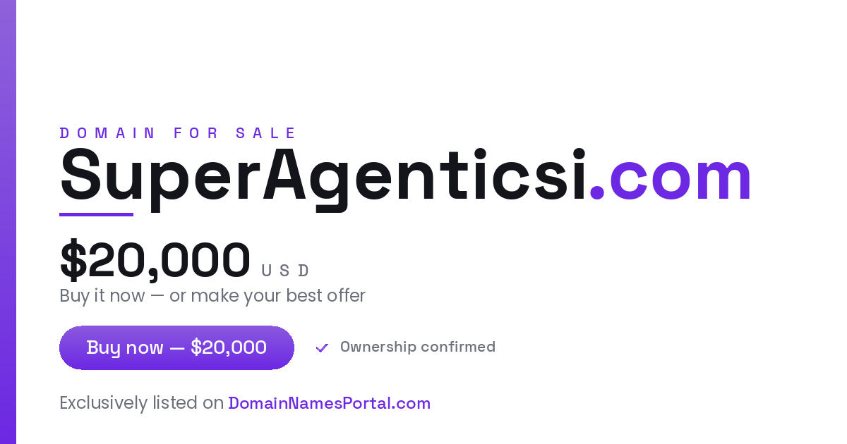 SuperAgenticsi.com share card