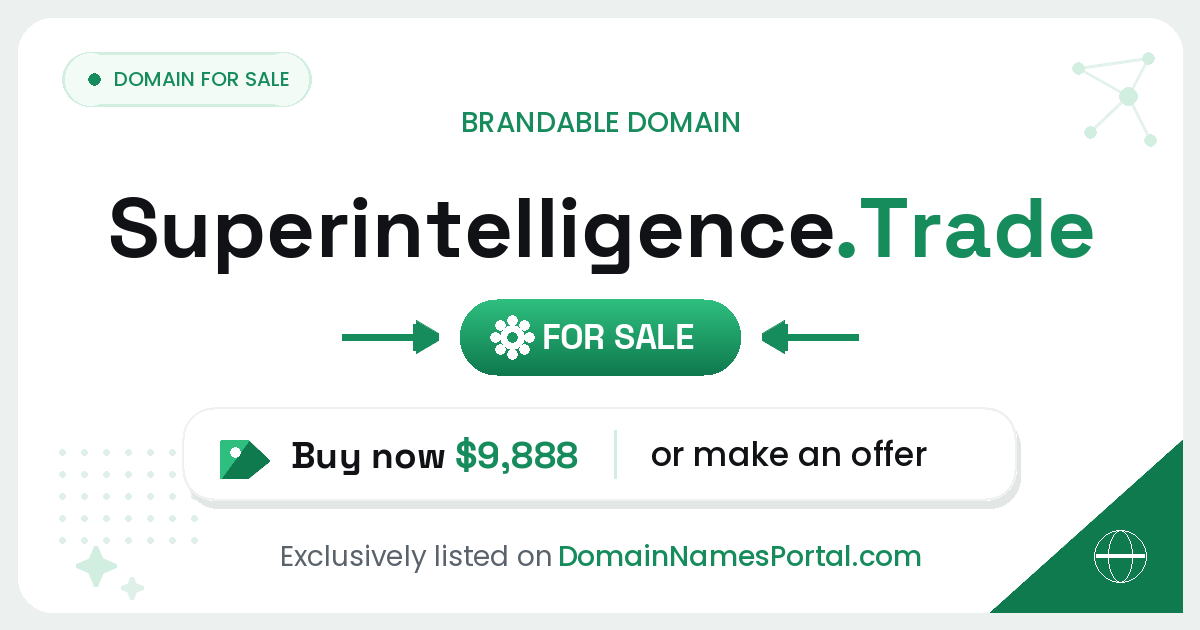 Superintelligence.Trade share card