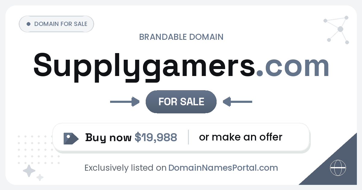 supplygamers.com share card