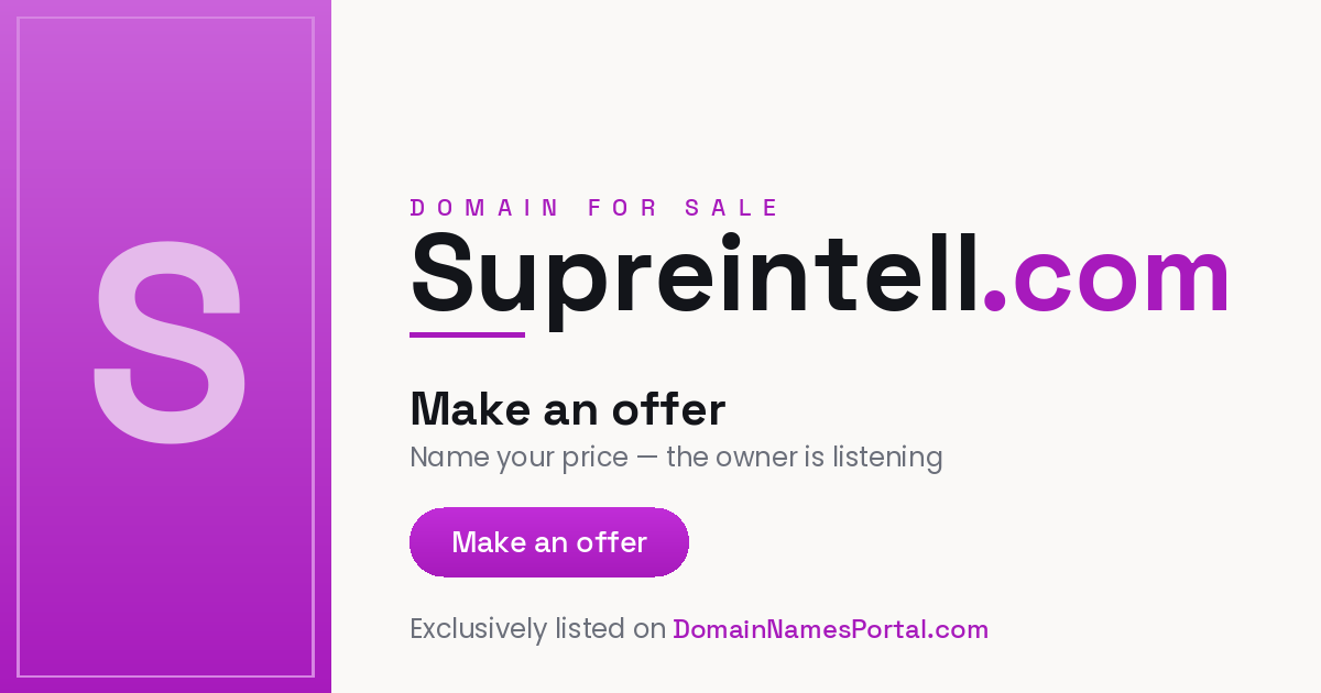 Supreintell.com share card