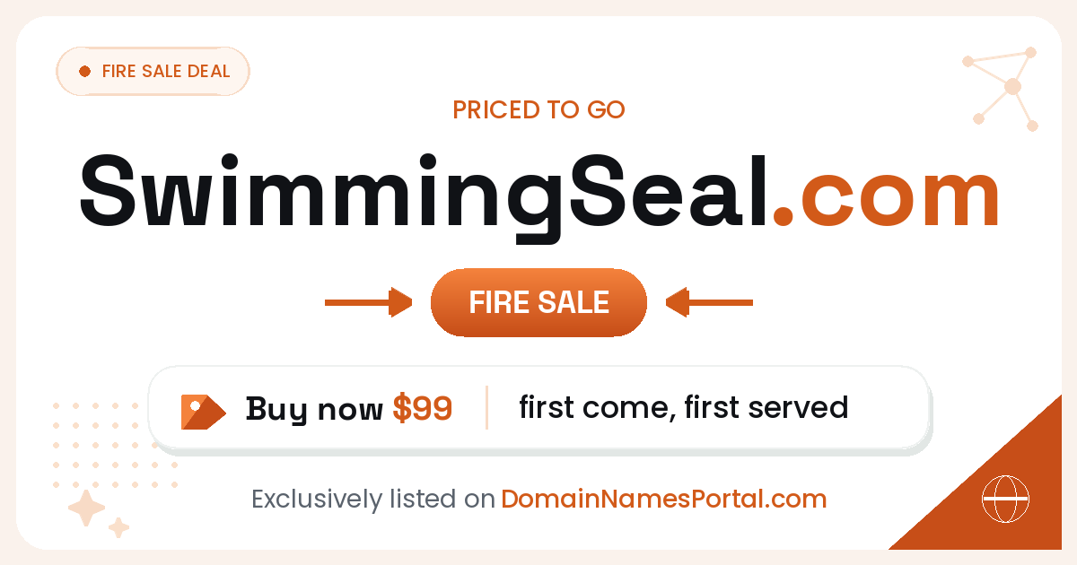 SwimmingSeal.com share card