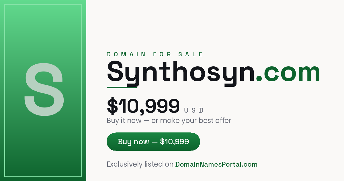Synthosyn.com share card