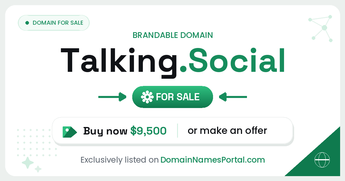 talking.social share card