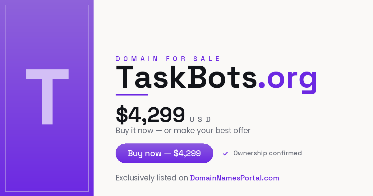 TaskBots.org share card