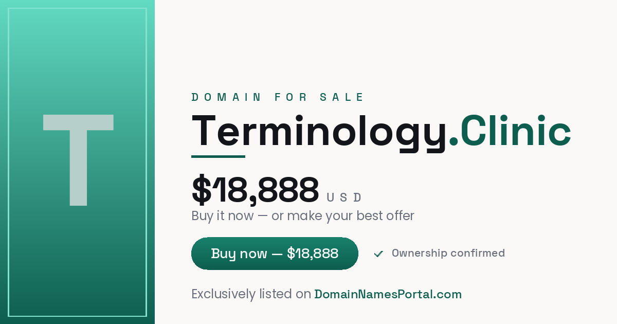 Terminology.Clinic share card