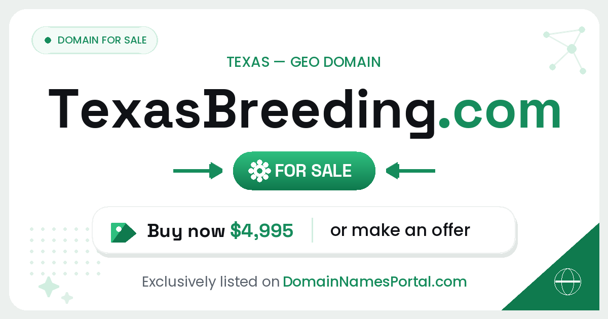 TexasBreeding.com share card