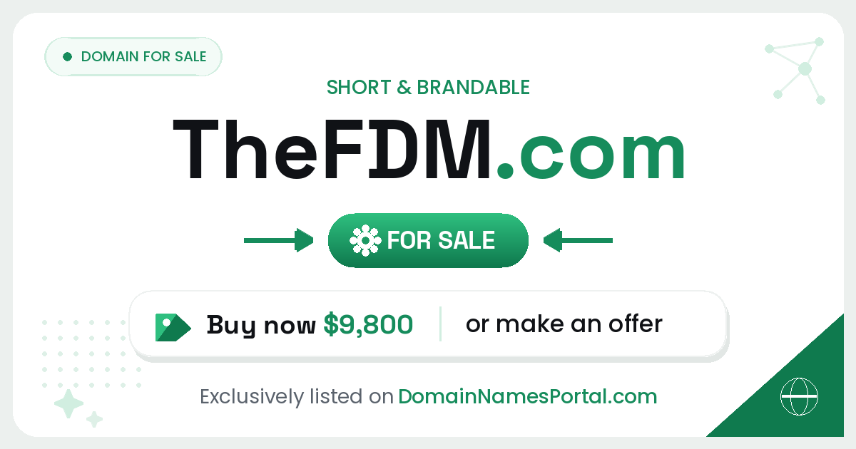 TheFDM.com share card