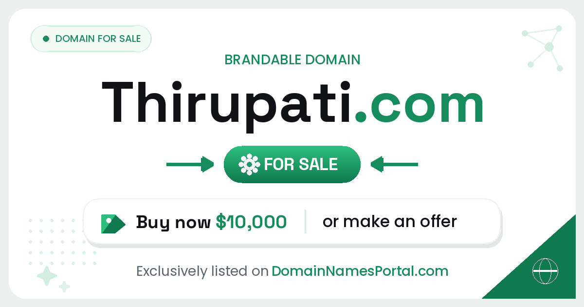 Thirupati.com share card