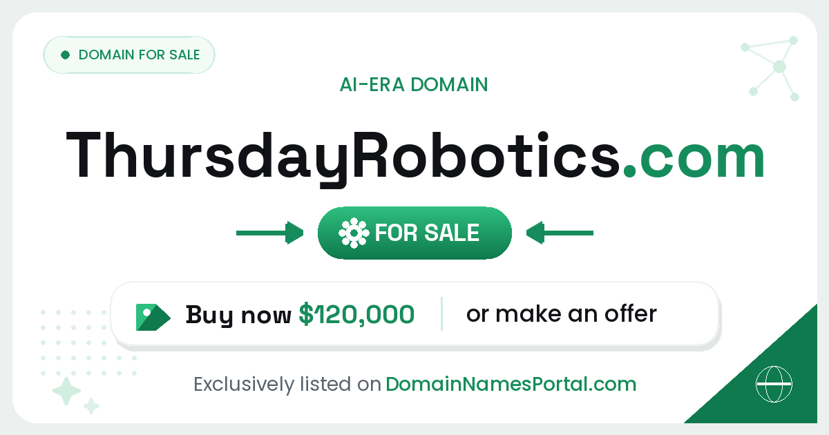 ThursdayRobotics.com share card