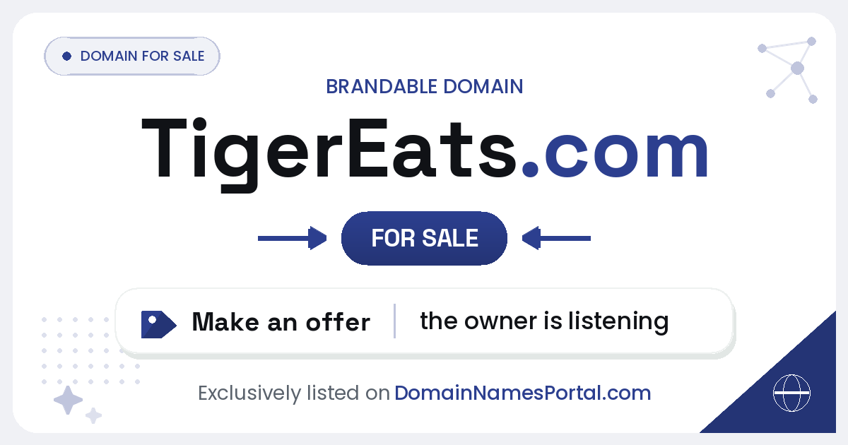TigerEats.com share card