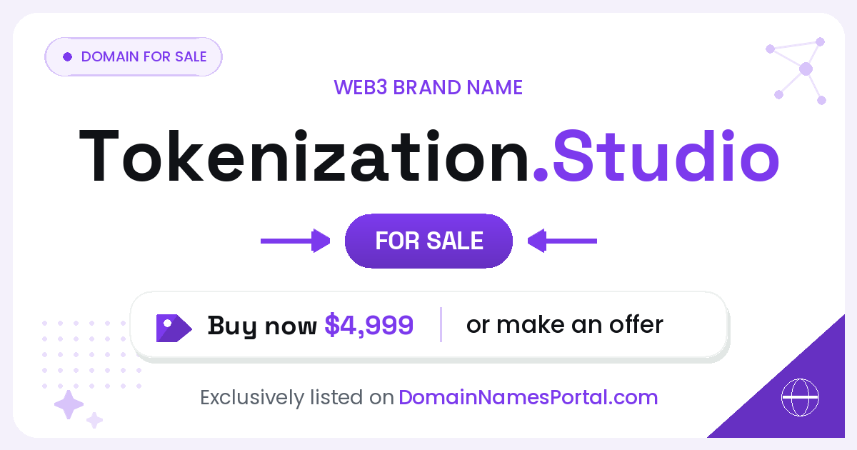 Tokenization.Studio share card