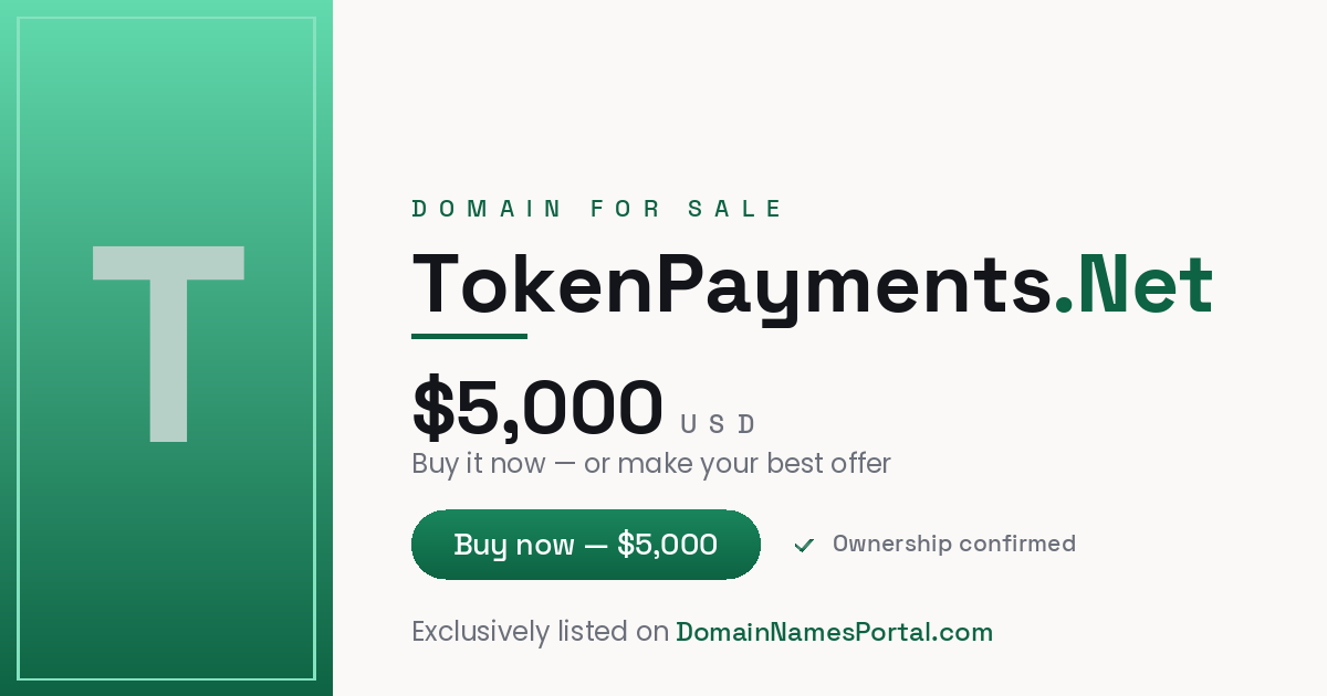 TokenPayments.Net share card