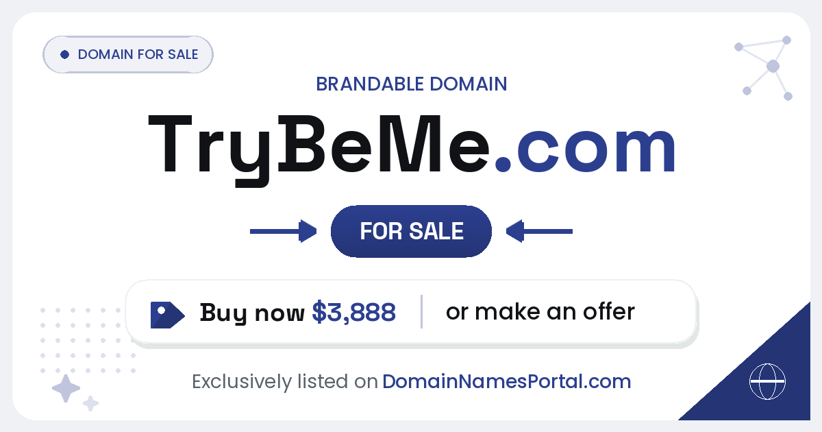 TryBeMe.com share card