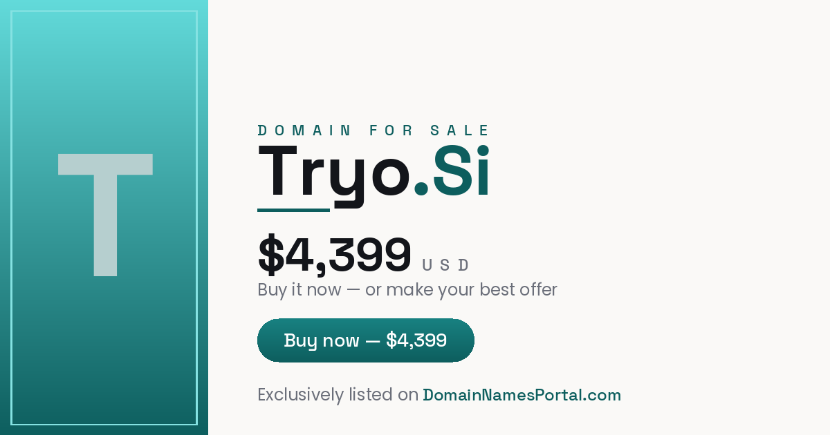 tryo.si share card