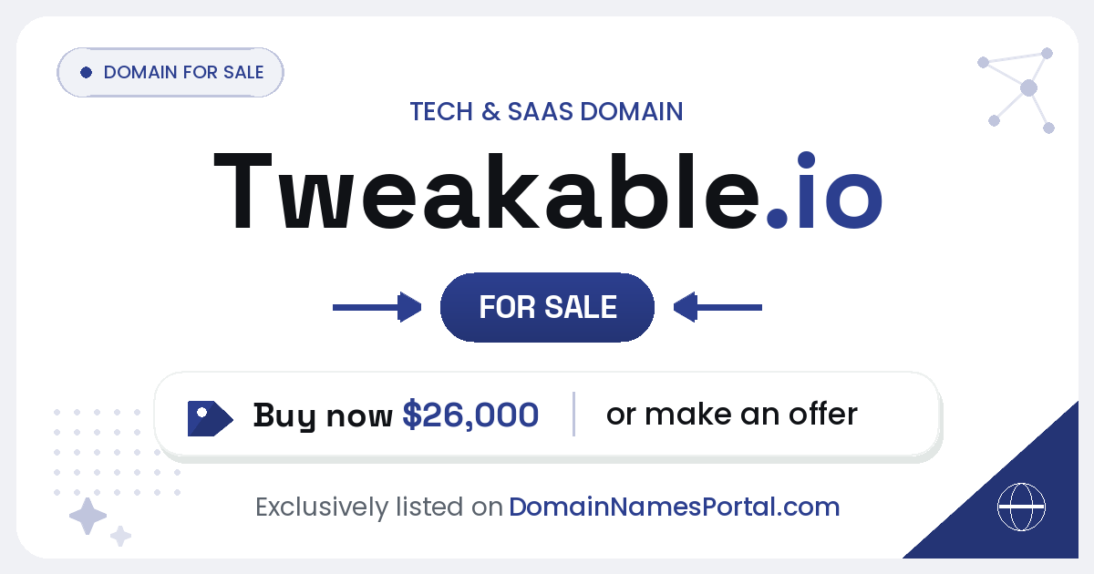 tweakable.io share card