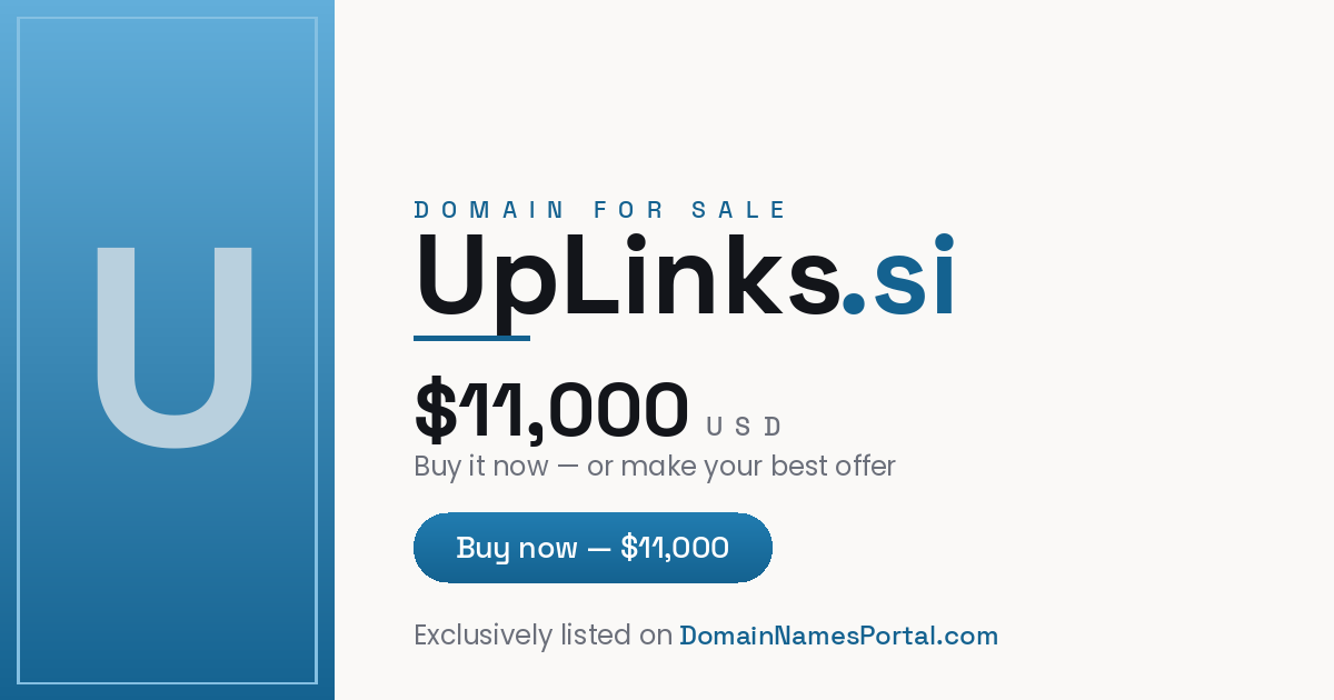 UpLinks.si share card