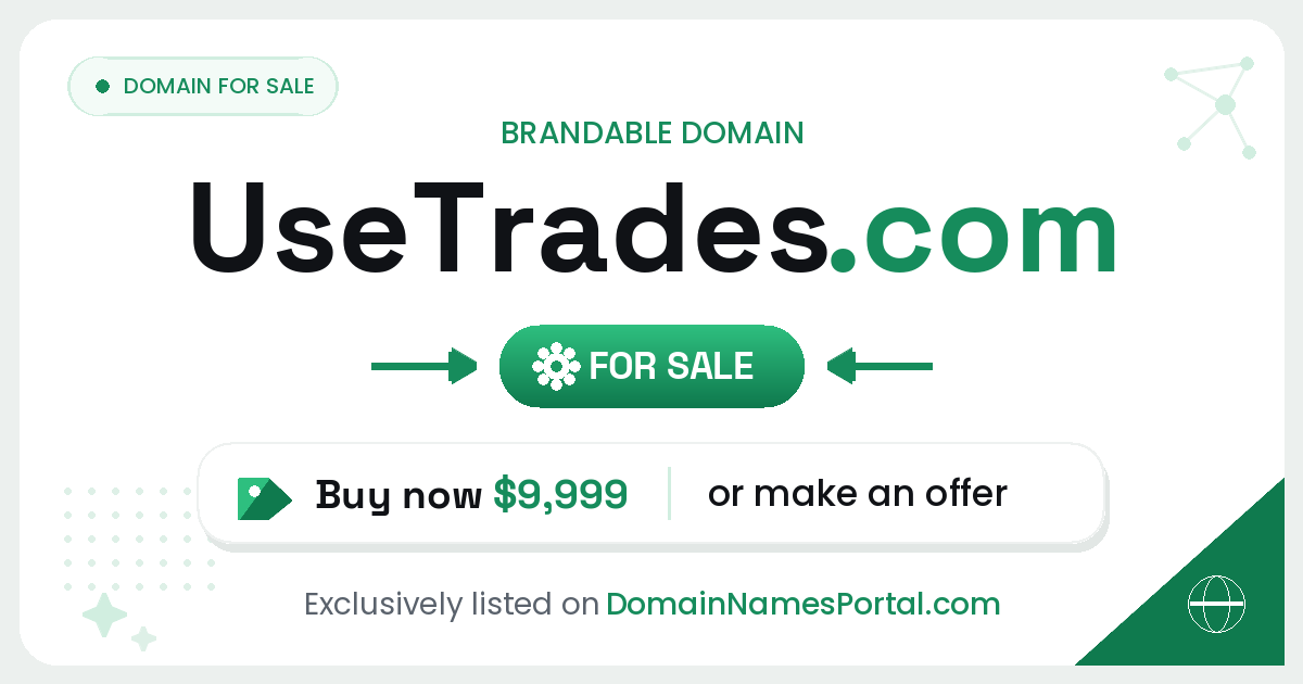 UseTrades.com share card