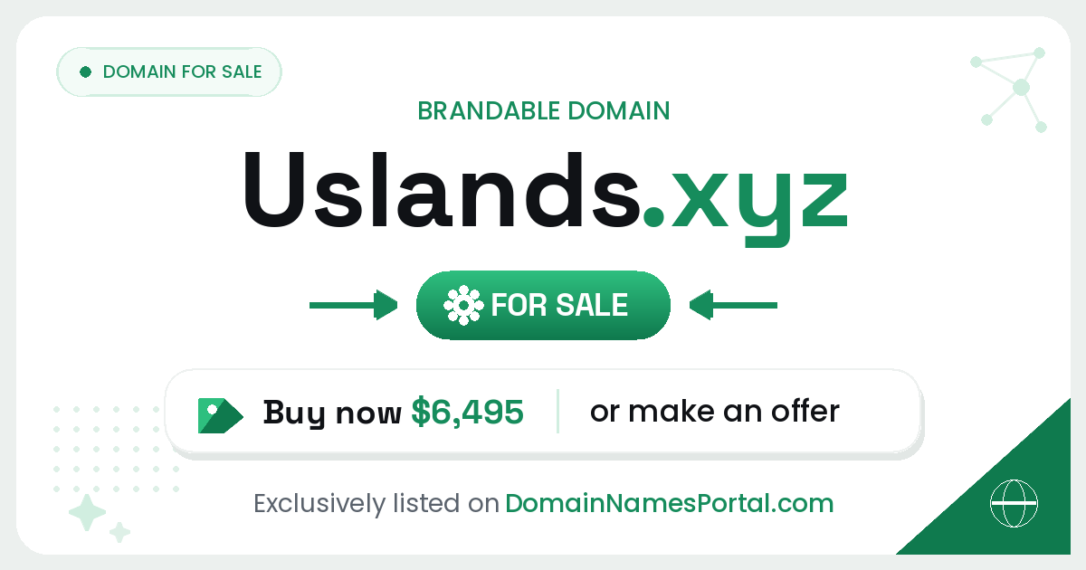 Uslands.xyz share card