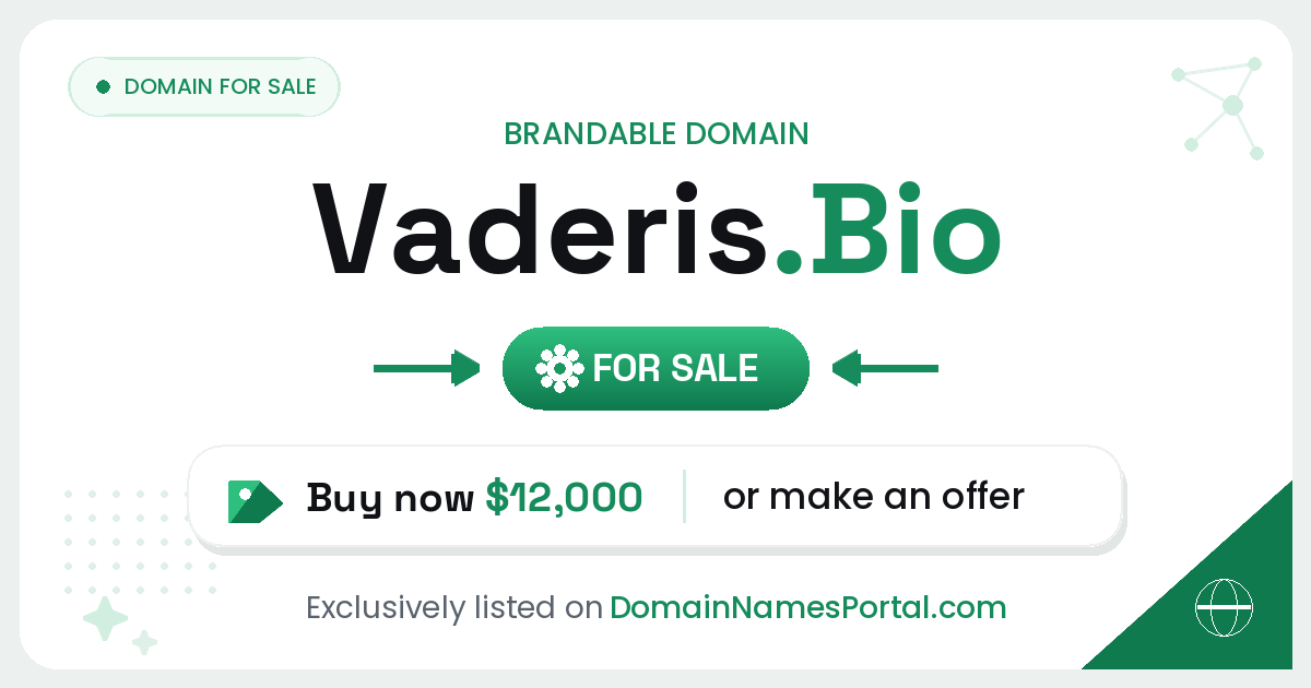 Vaderis.Bio share card