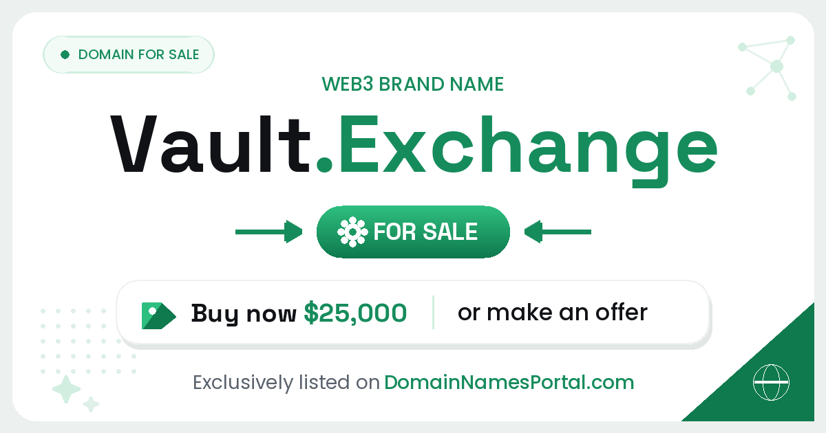 Vault.Exchange share card
