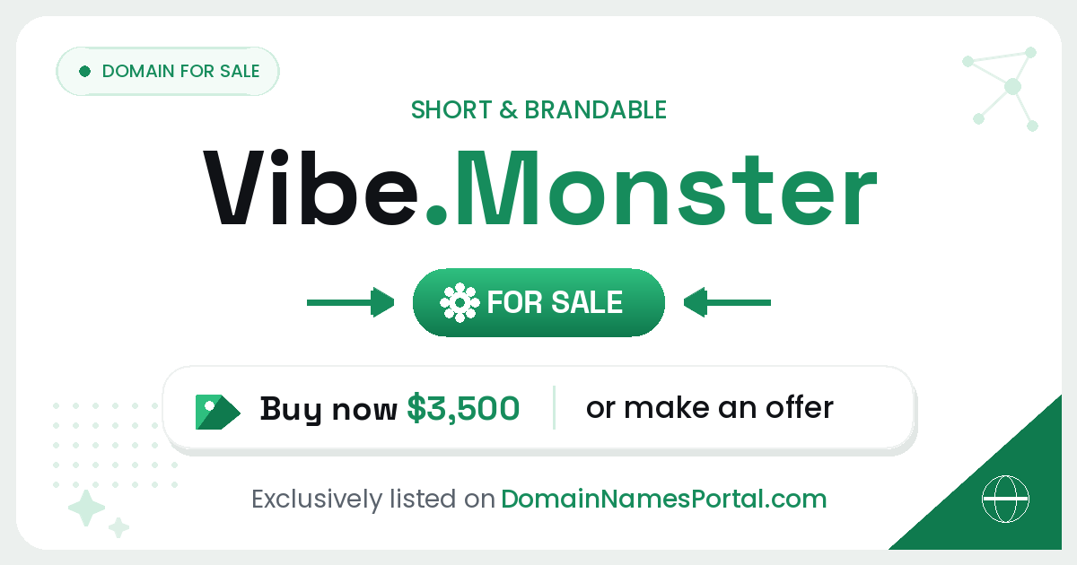 Vibe.Monster share card