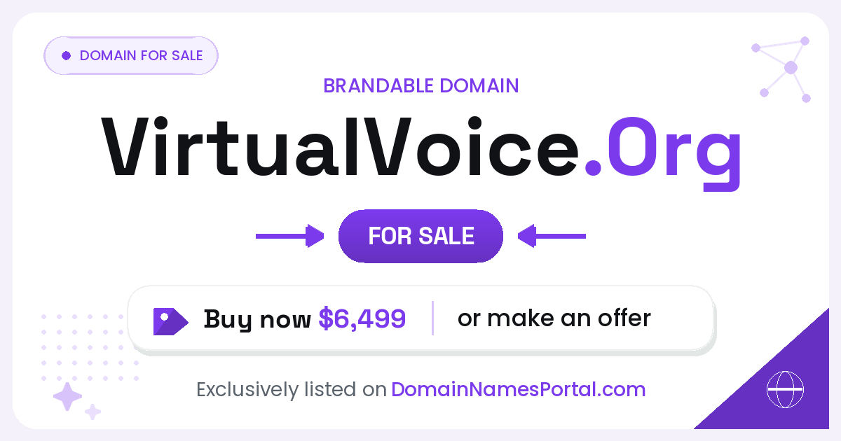 VirtualVoice.Org share card