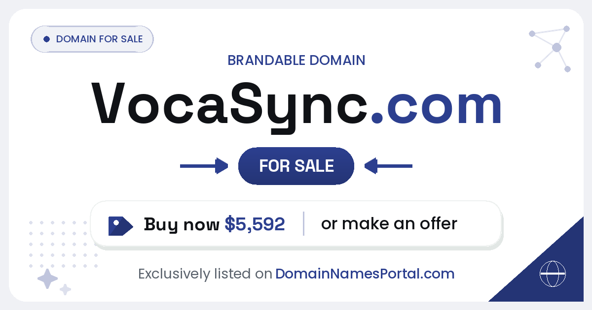 VocaSync.com share card