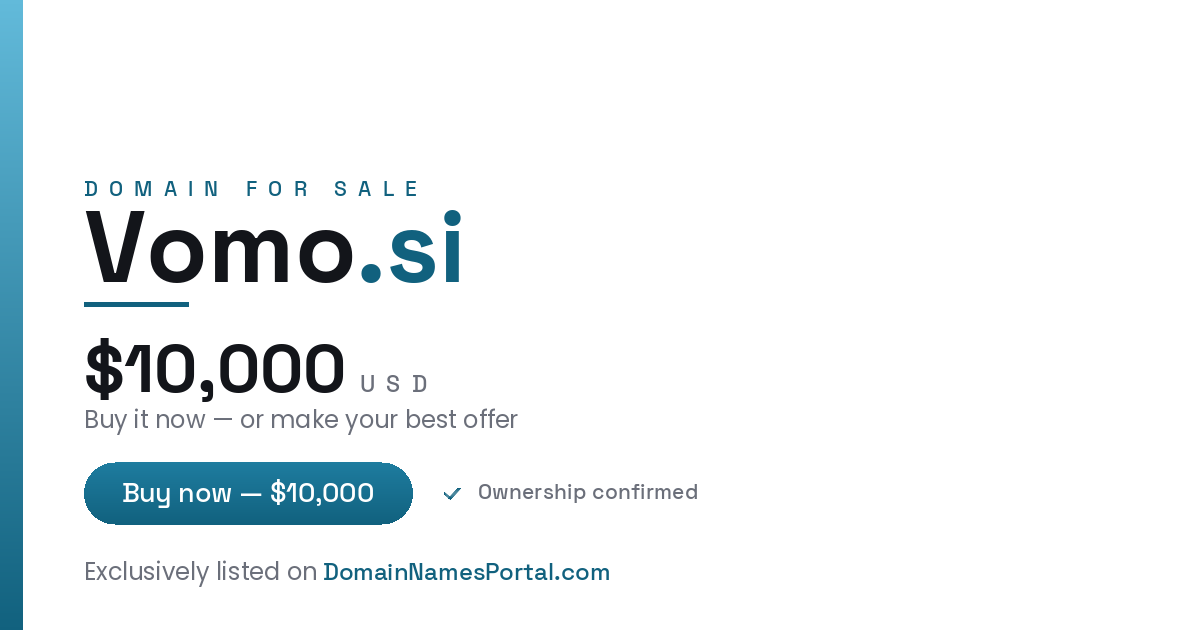 Vomo.si share card