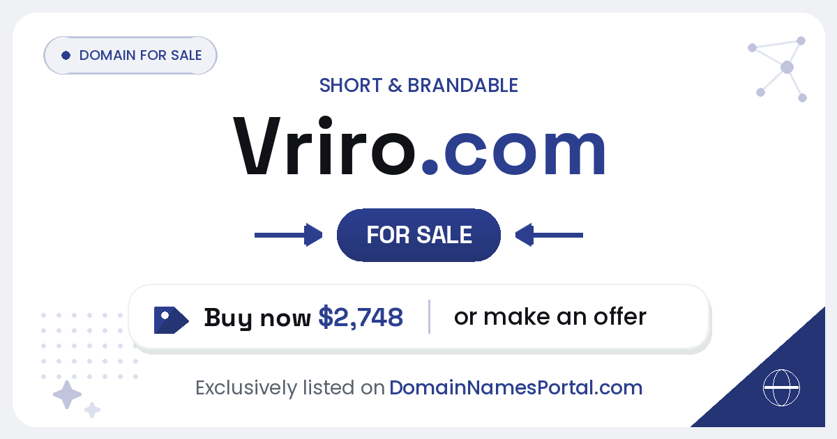 Vriro.com share card