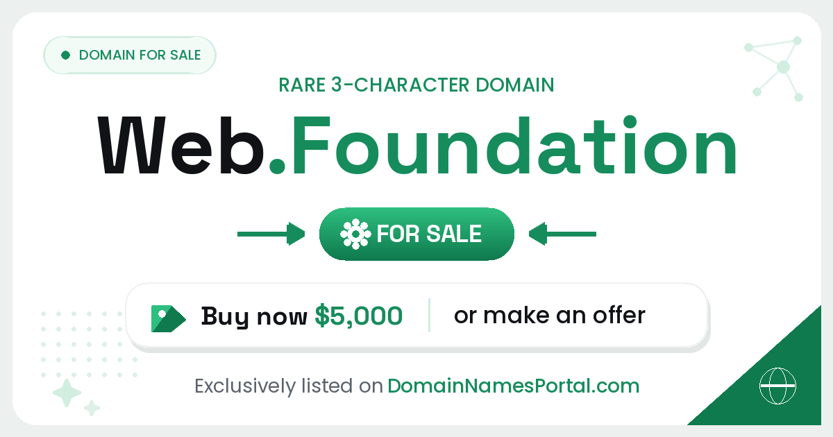 Web.Foundation share card