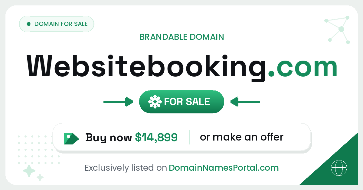 websitebooking.com share card