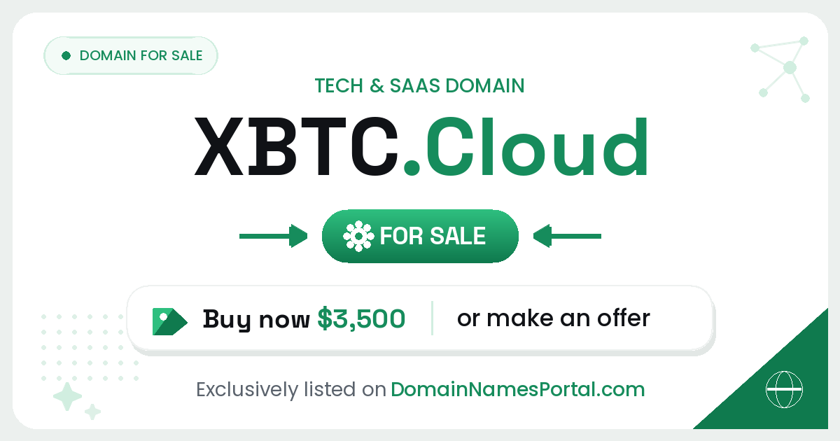 XBTC.Cloud share card